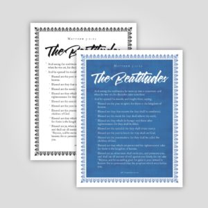 The Beatitudes Poster