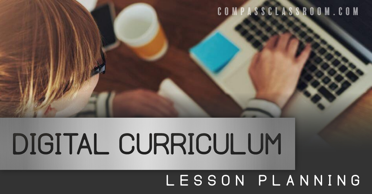 Digital Curriculum Lesson Planning