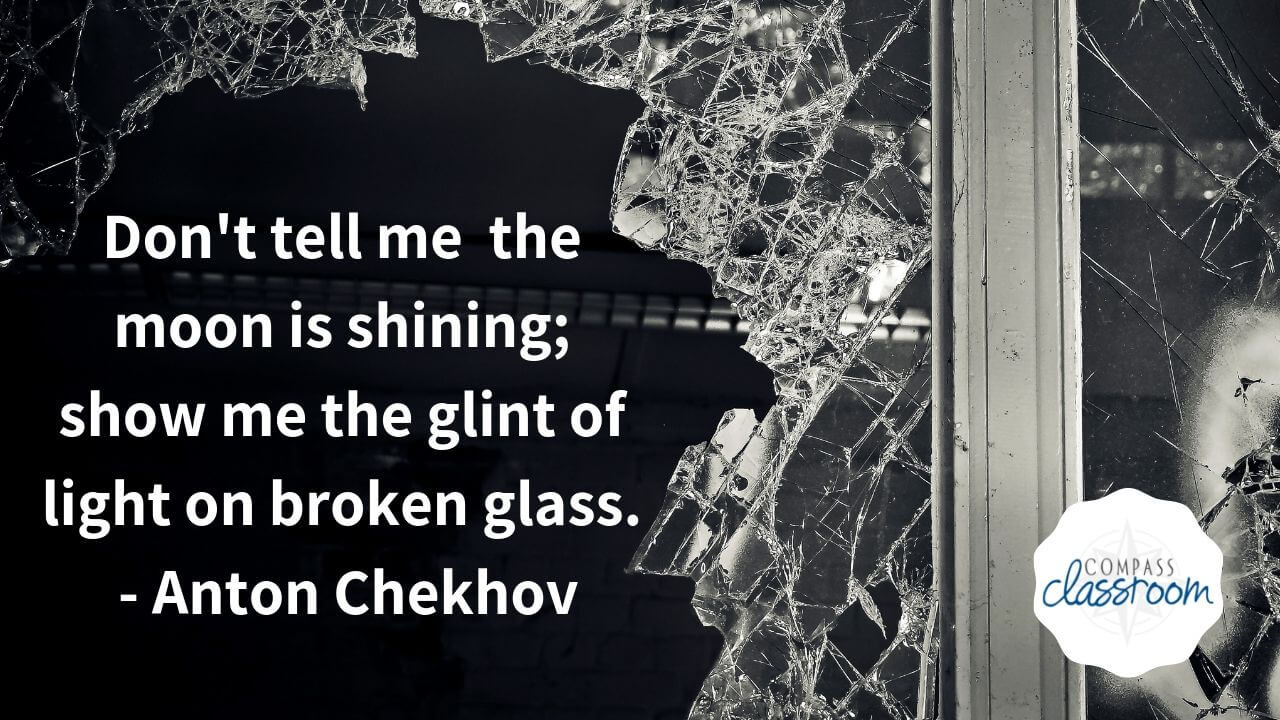 Filmmaking for Homeschool Kids Who Love Movies: Anton Chekhov Quote Filmmaking for Homeschool Kids Who Love Movies: Anton Chekhov Quote