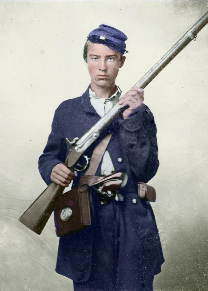 A young Union soldier