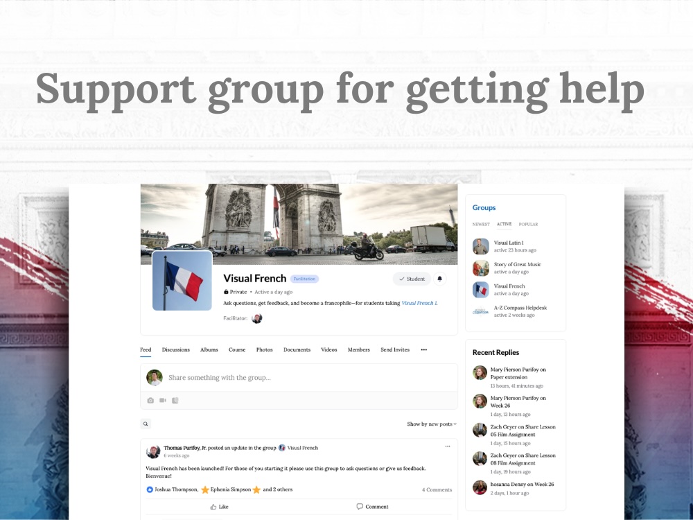 support group for getting help